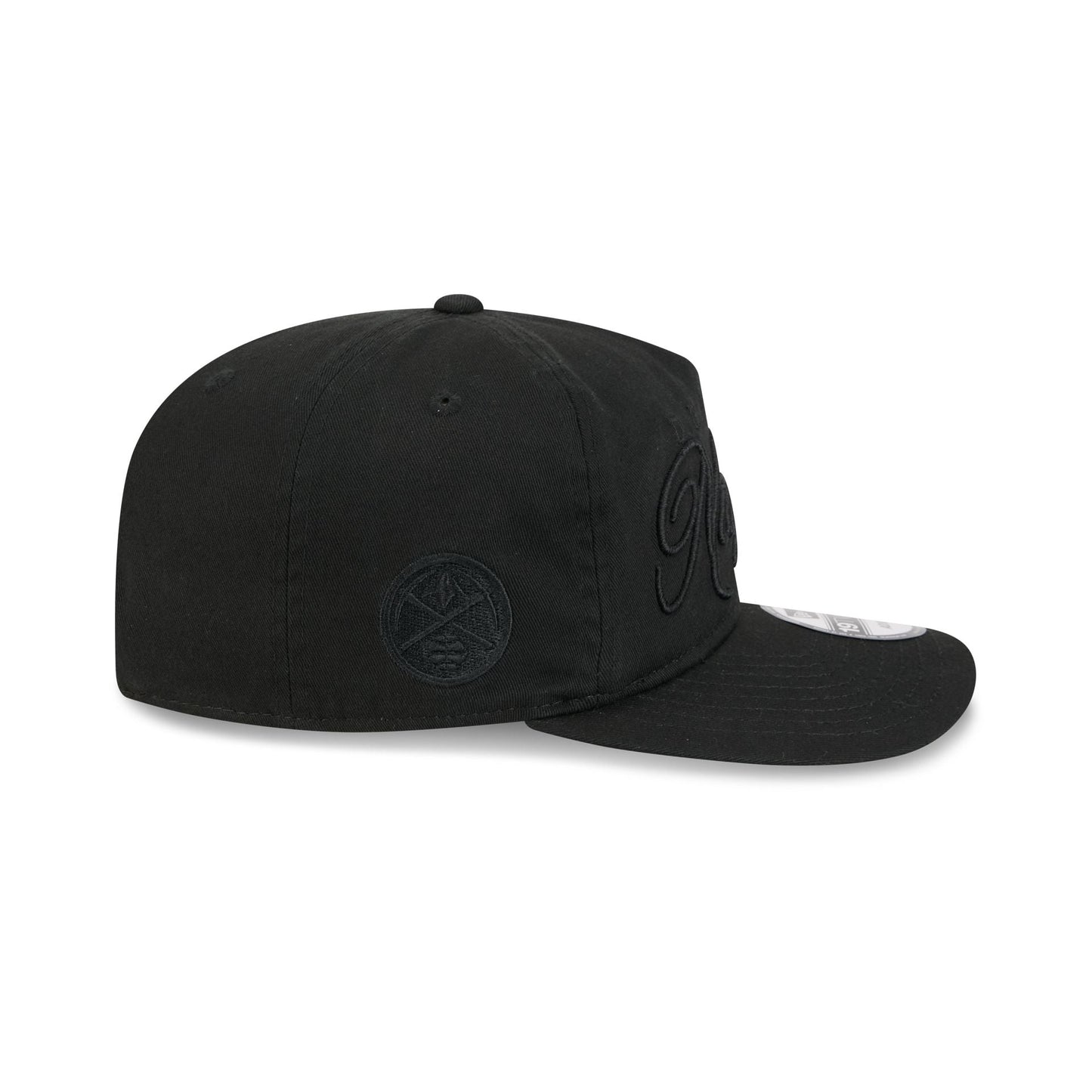 Denver Nuggets All Black Scripted 19TWENTY Adjustable Hat