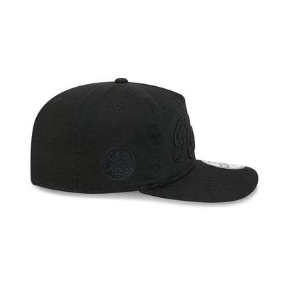 Denver Nuggets All Black Scripted 19TWENTY Adjustable Hat