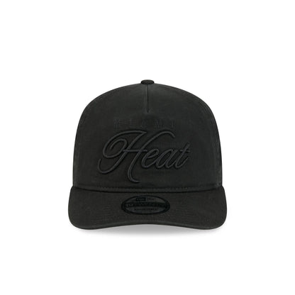 Miami Heat All Black Scripted 19TWENTY Adjustable Hat