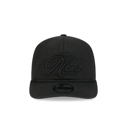 Brooklyn Nets All Black Scripted 19TWENTY Adjustable Hat