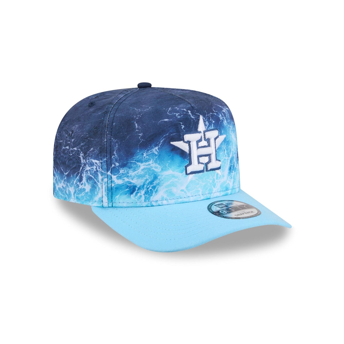 Houston Astros Deep Water 9FIFTY A-Frame Snapback Hat