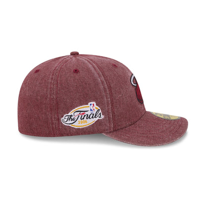 Miami Heat Hardwood Classics Diamond Stitch 59FIFTY Fitted Hat