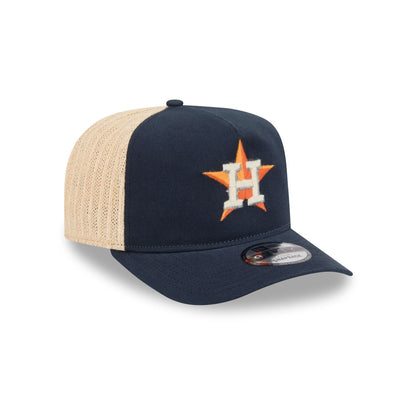 Houston Astros Grained 9FIFTY A-Frame Snapback Hat