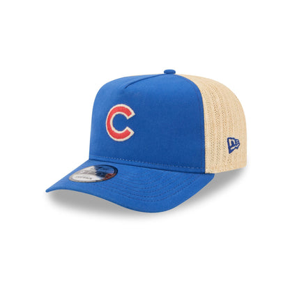 Chicago Cubs Grained 9FIFTY A-Frame Snapback Hat