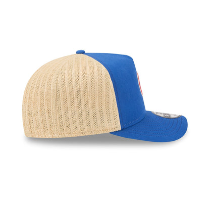 Chicago Cubs Grained 9FIFTY A-Frame Snapback Hat
