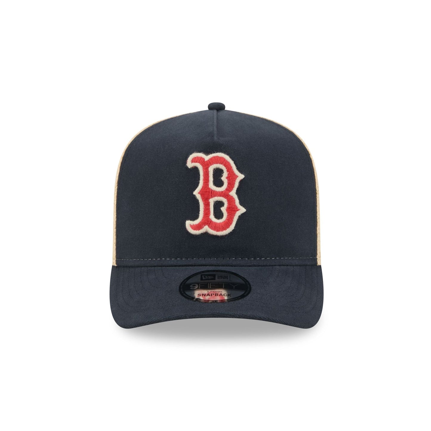 Boston Red Sox Grained 9FIFTY A-Frame Snapback Hat