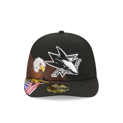 San Jose Sharks Liberty Eagle 59FIFTY Fitted Hat