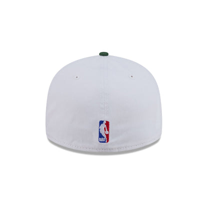 Boston Celtics Hardwood Classics Diamond Stitch White 59FIFTY Fitted Hat
