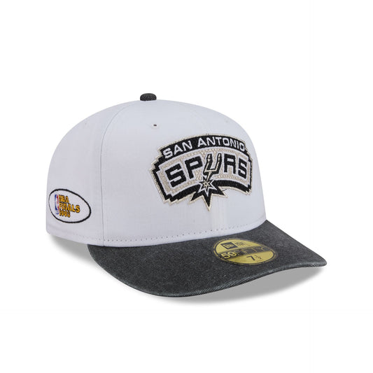 San Antonio Spurs Hardwood Classics Diamond Stitch White 59FIFTY Fitted Hat