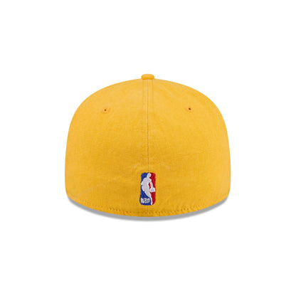 Los Angeles Lakers Hardwood Classics Diamond Stitch Yellow 59FIFTY Fitted Hat