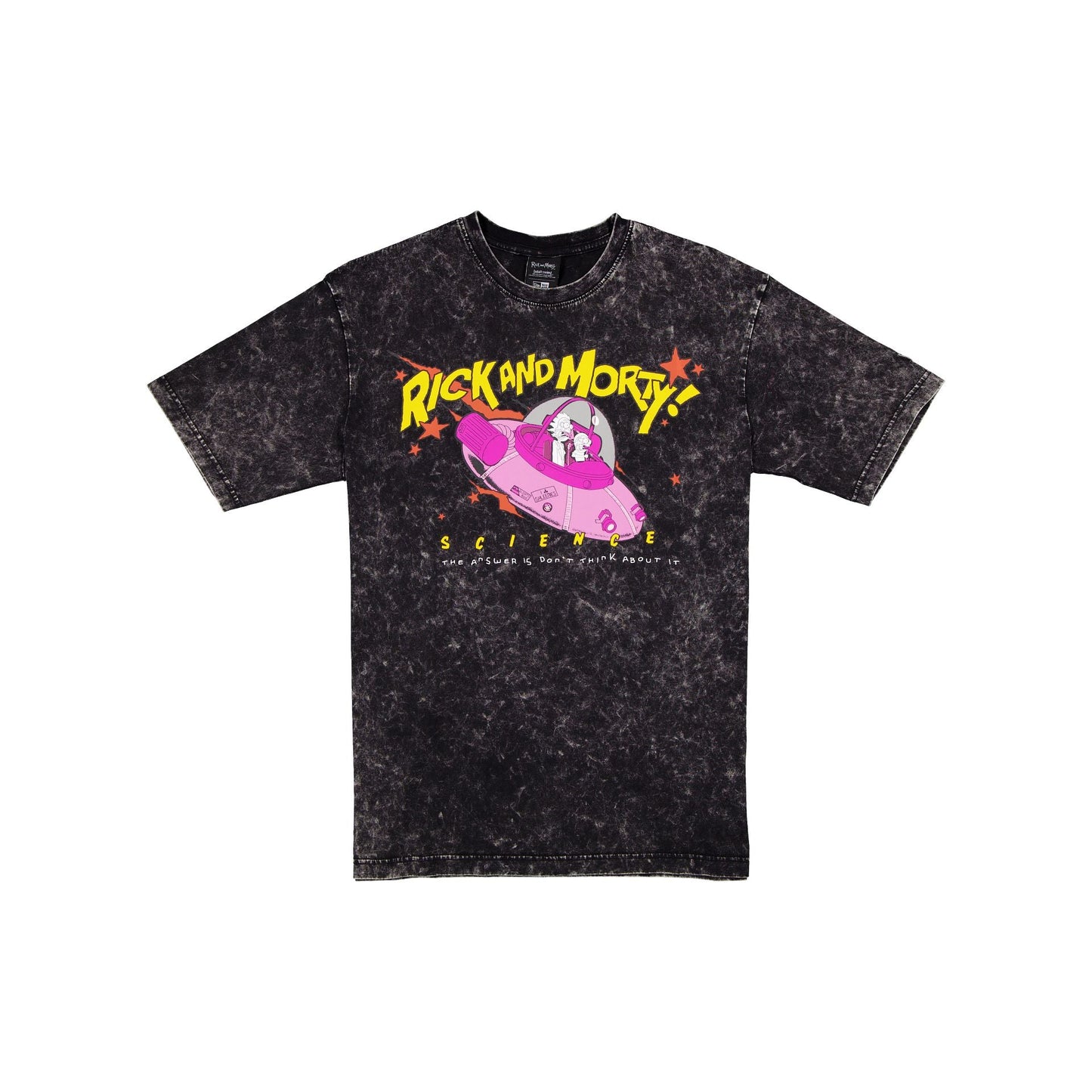 Rick and Morty Washed Black T-Shirt