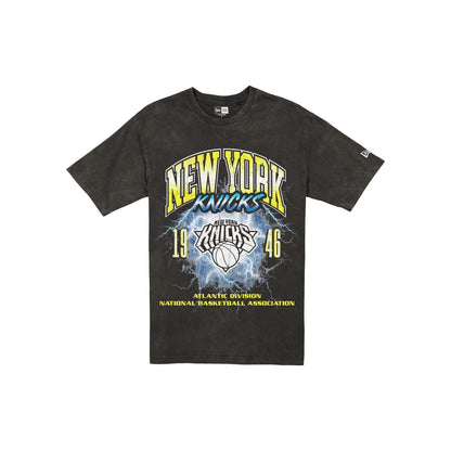 New York Knicks Lifestyle Graphics Storm Black T-Shirt