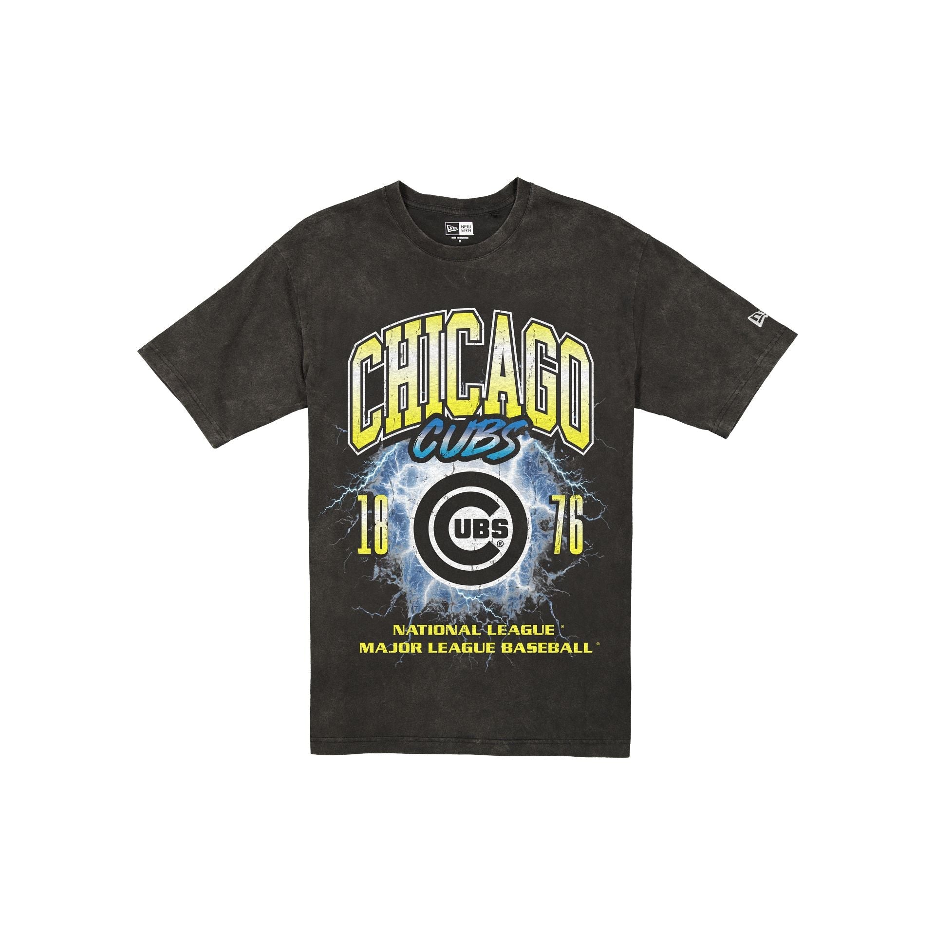 Chicago Cubs Lifestyle Graphics Storm Black T-Shirt