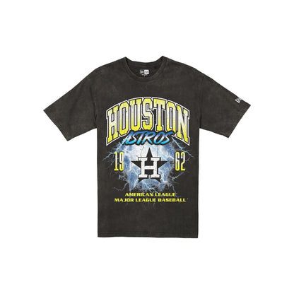 Houston Astros Lifestyle Graphics Storm Black T-Shirt