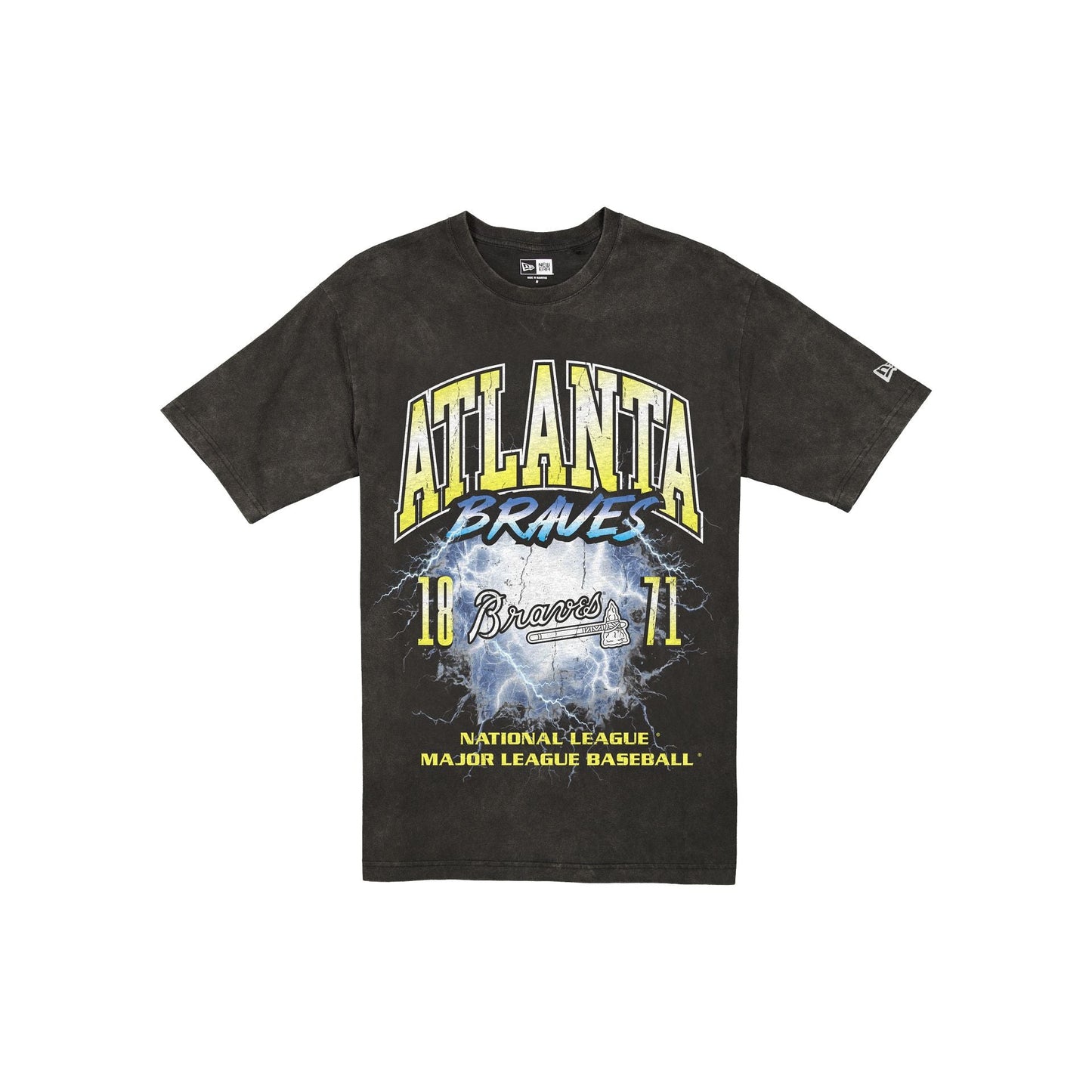 Atlanta Braves Lifestyle Graphics Storm Black T-Shirt