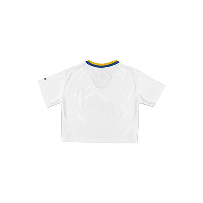 Golden State Warriors Sport Classics Women's Cropped White T-Shirt