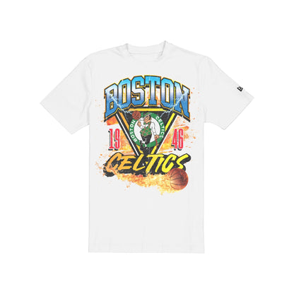 Boston Celtics Lifestyle Graphics Fireball White T-Shirt