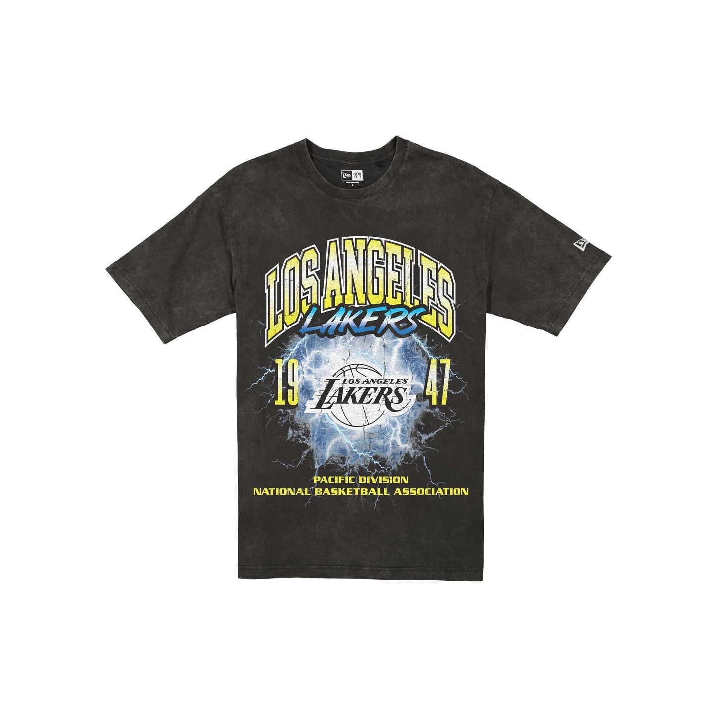 Los Angeles Lakers Lifestyle Graphics Storm Black T-Shirt