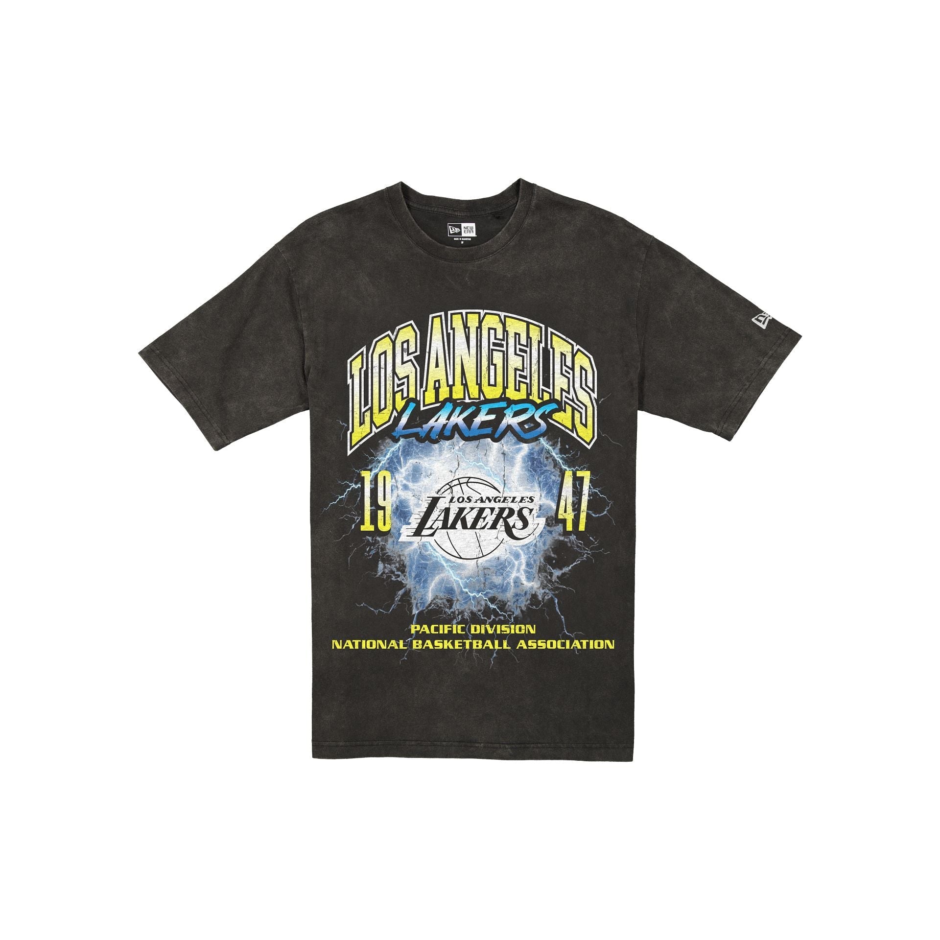 Los Angeles Lakers Lifestyle Graphics Storm Black T-Shirt