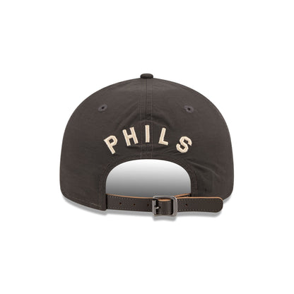 Philadelphia Phillies Three Looms Nylon Black Retro Crown 9FIFTY Adjustable Hat