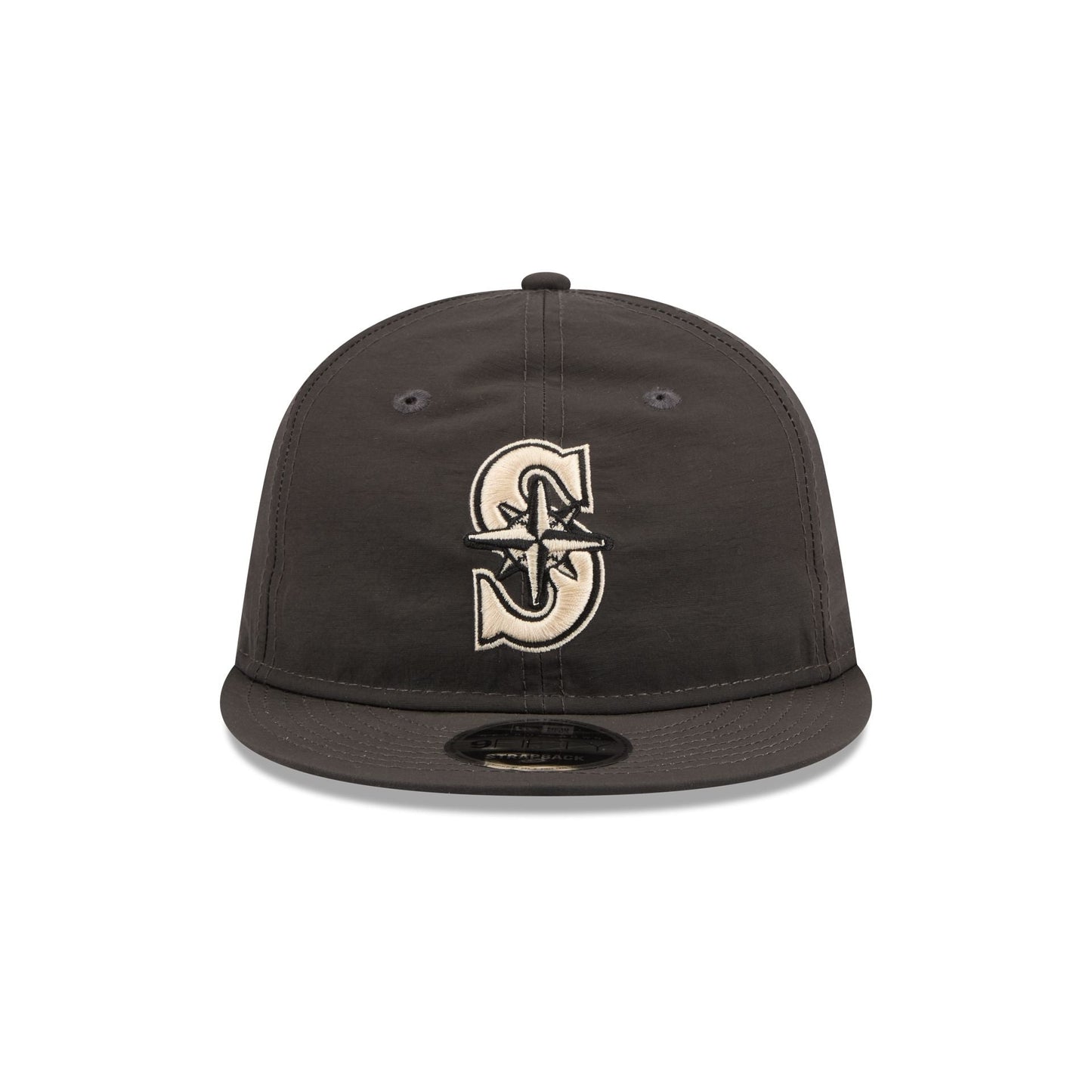 Seattle Mariners Three Looms Nylon Black Retro Crown 9FIFTY Adjustable Hat