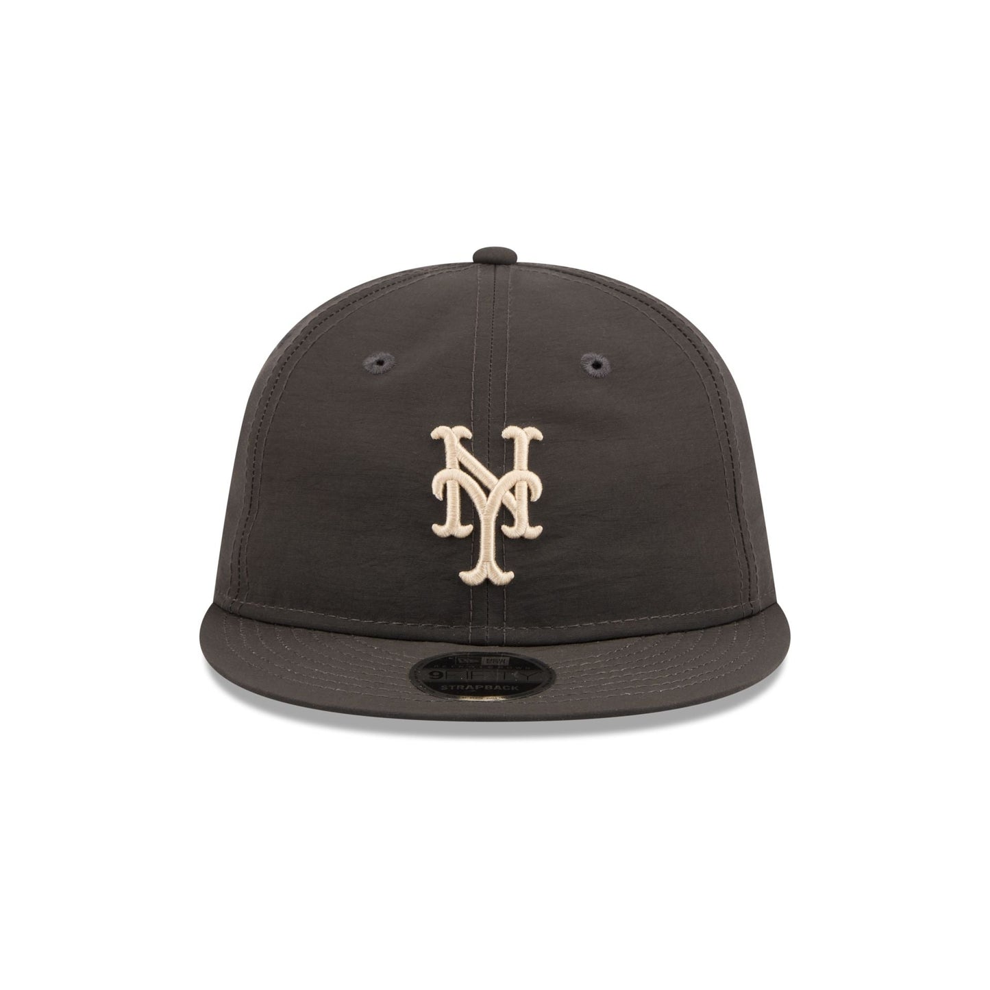 New York Mets Three Looms Nylon Black Retro Crown 9FIFTY Adjustable Hat