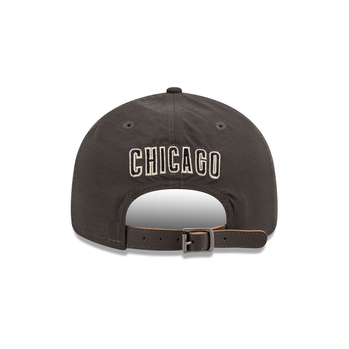 Chicago Cubs Three Looms Nylon Black Retro Crown 9FIFTY Adjustable Hat