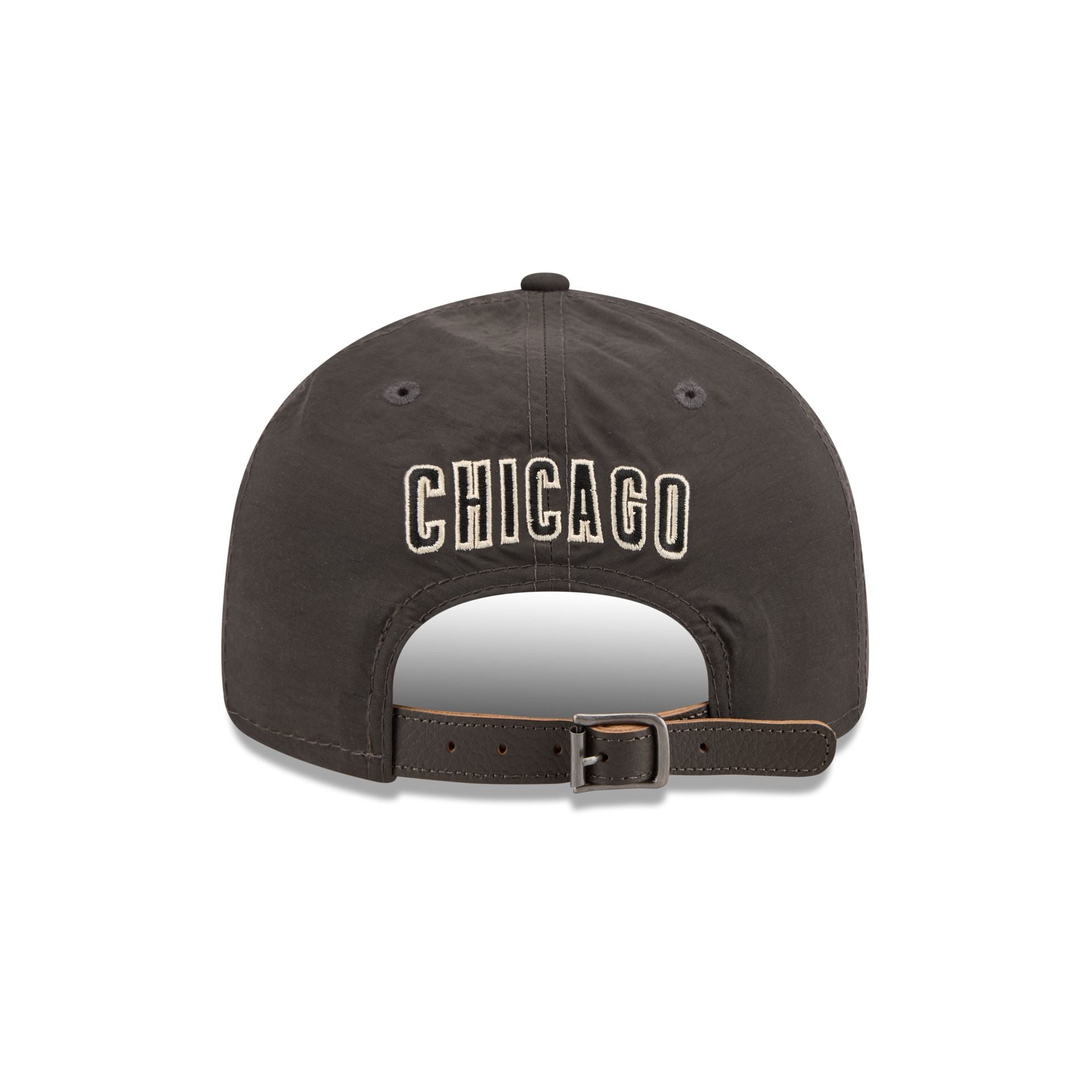 Chicago Cubs Three Looms Nylon Black Retro Crown 9FIFTY Adjustable Hat
