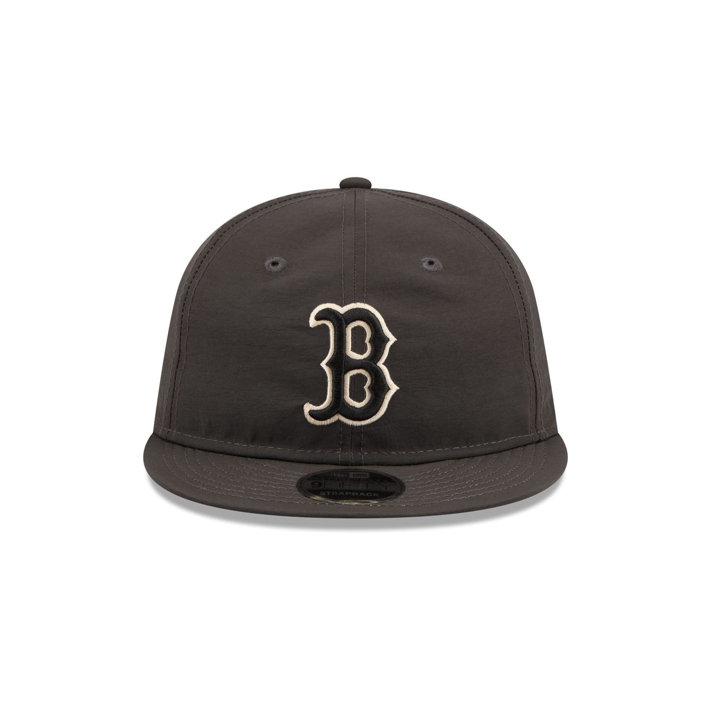 Boston Red Sox Three Looms Nylon Black Retro Crown 9FIFTY Adjustable Hat