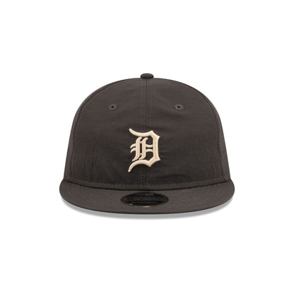 Detroit Tigers Three Looms Nylon Black Retro Crown 9FIFTY Adjustable Hat