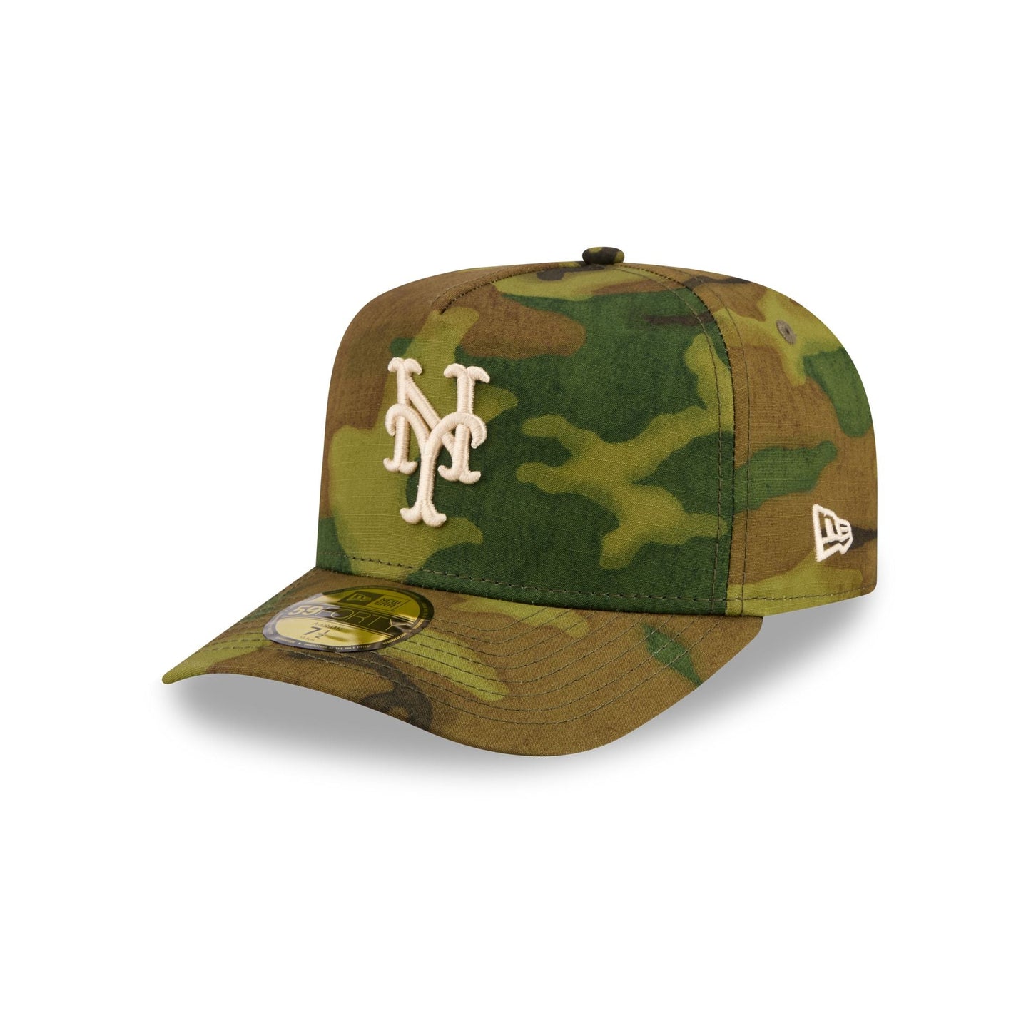New York Mets Three Looms Ripstop Camo 59FORTY A-Frame Fitted Hat