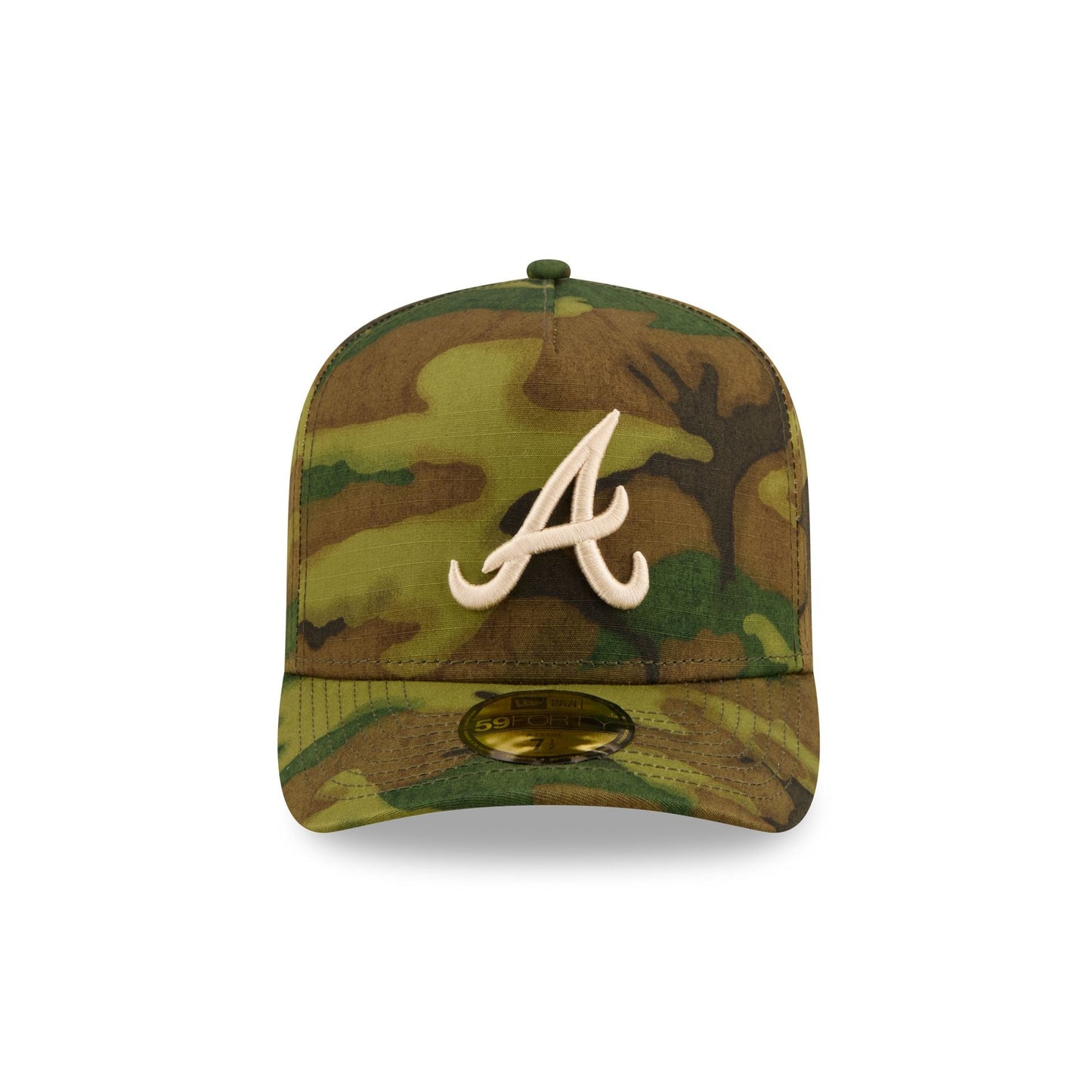 Atlanta Braves Three Looms Ripstop Camo 59FORTY A-Frame Fitted Hat