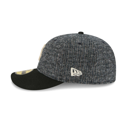 Boston Red Sox Three Looms Tweedy Cotton Black 59FIFTY Fitted Hat