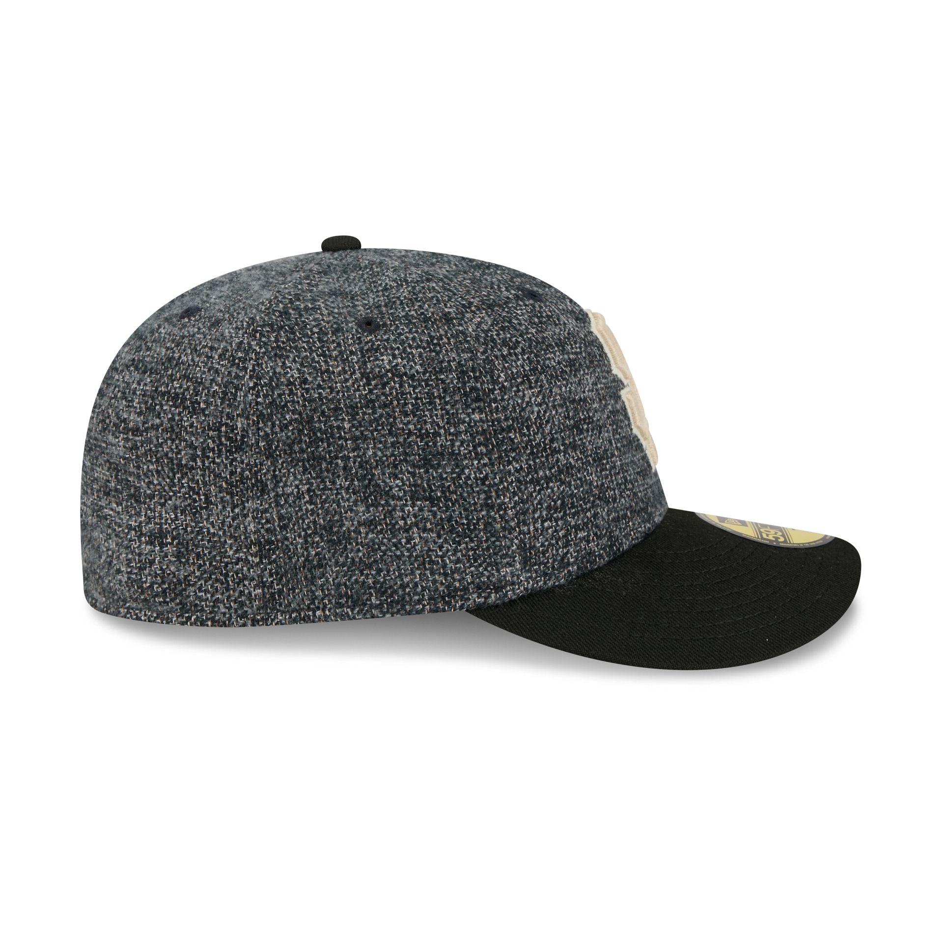 San Francisco Giants Three Looms Tweedy Cotton Black 59FIFTY Fitted Hat