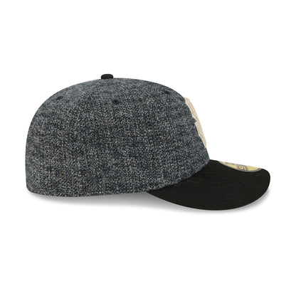 San Francisco Giants Three Looms Tweedy Cotton Black 59FIFTY Fitted Hat