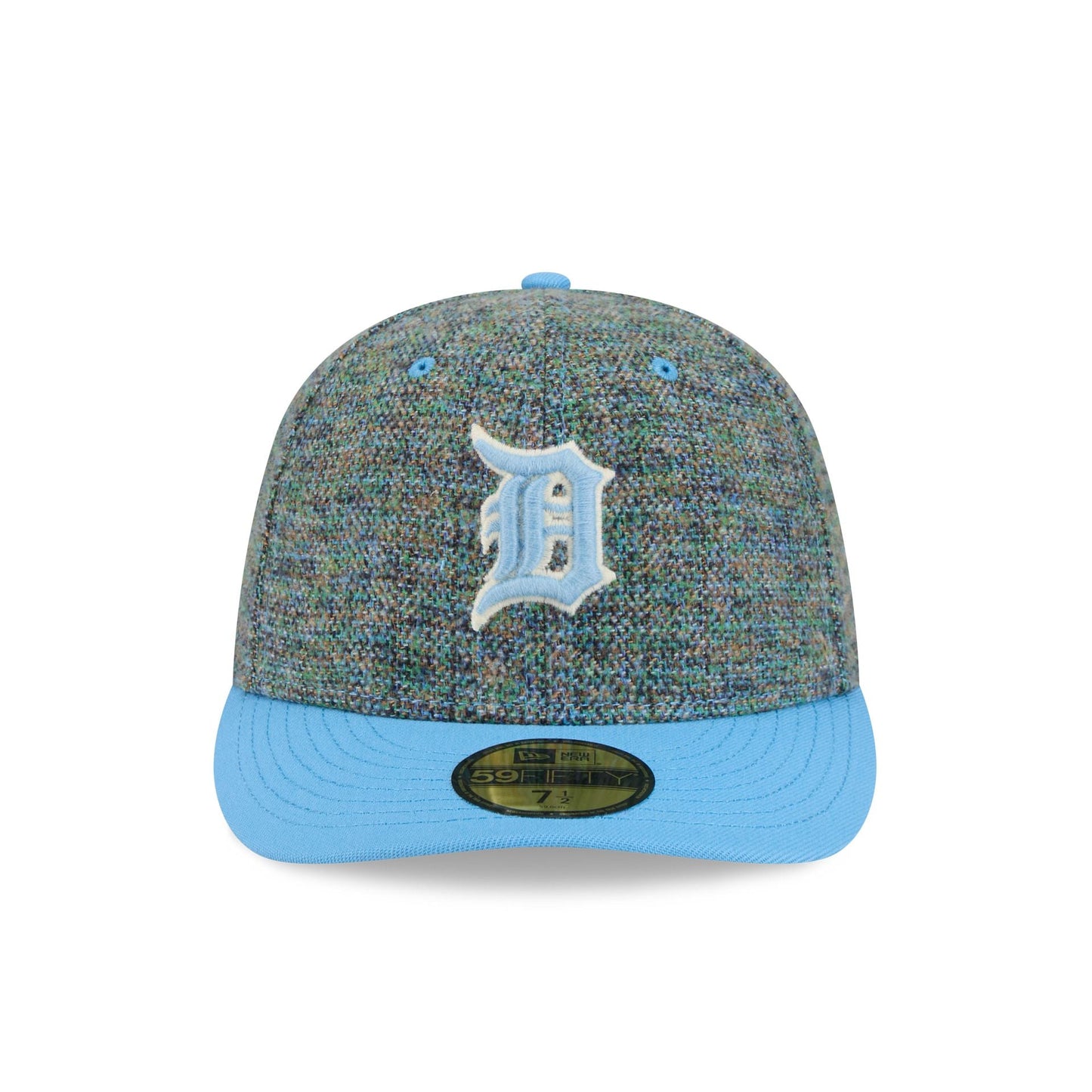 Detroit Tigers Three Looms Tweedy Cotton Radiant Blue 59FIFTY Fitted Hat