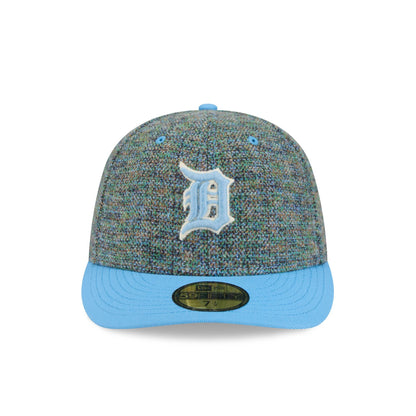 Detroit Tigers Three Looms Tweedy Cotton Radiant Blue 59FIFTY Fitted Hat