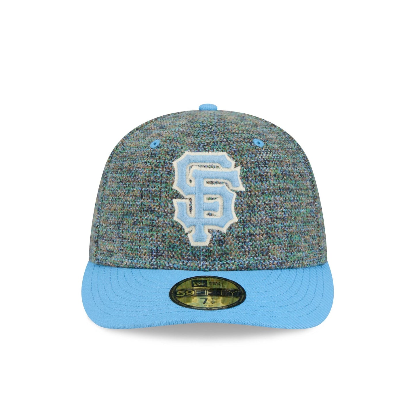 San Francisco Giants Three Looms Tweedy Cotton Radiant Blue 59FIFTY Fitted Hat
