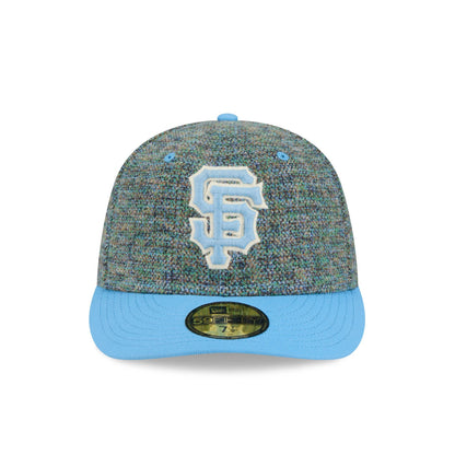 San Francisco Giants Three Looms Tweedy Cotton Radiant Blue 59FIFTY Fitted Hat