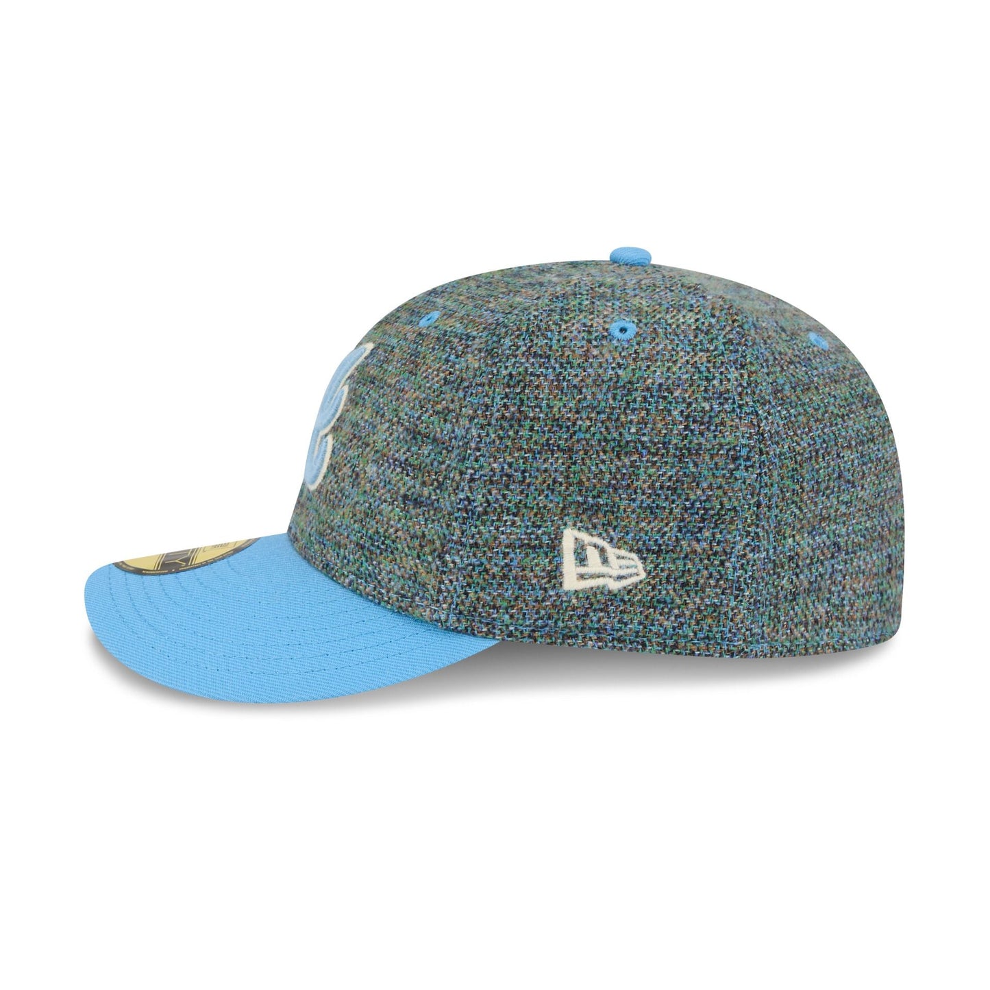 Atlanta Braves Three Looms Tweedy Cotton Radiant Blue 59FIFTY Fitted Hat