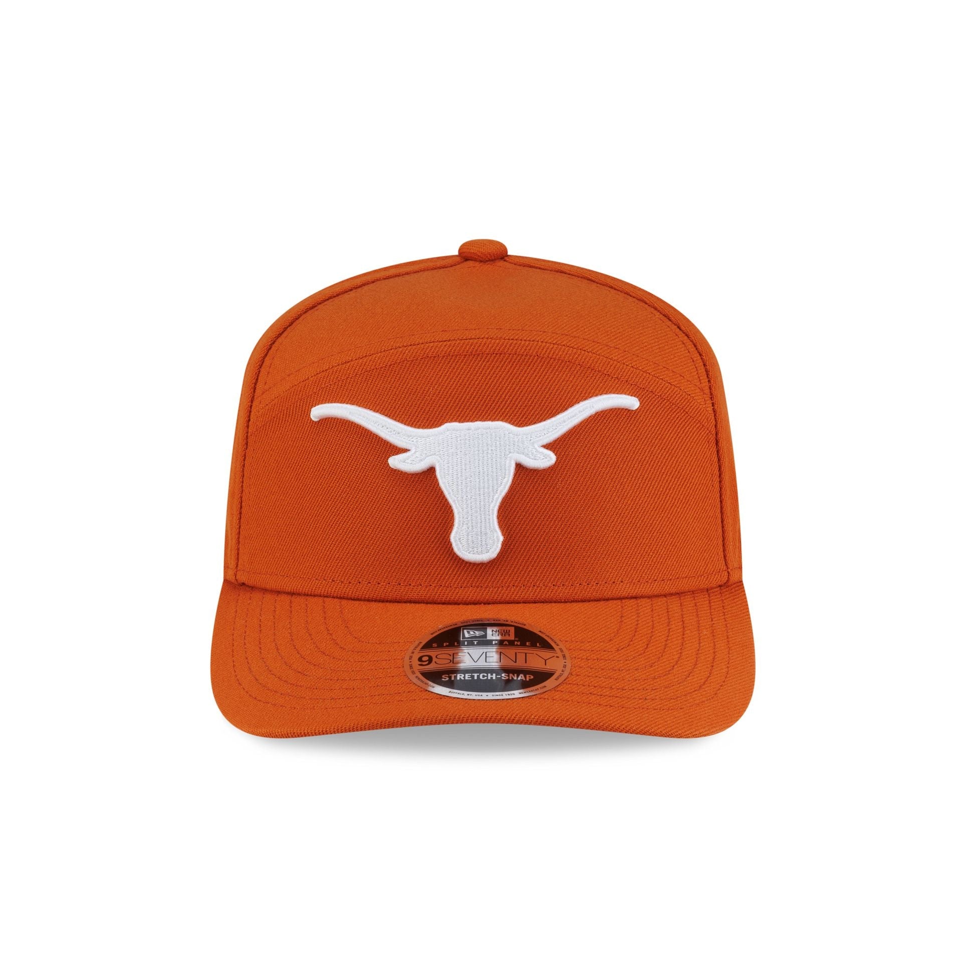 Texas Longhorns Poly Split Panel 9SEVENTY Stretch-Snap Hat