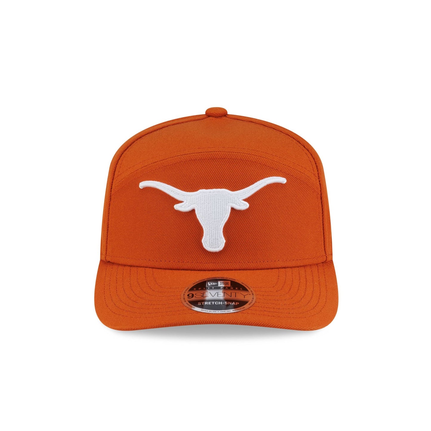 Texas Longhorns Poly Split Panel 9SEVENTY Stretch-Snap Hat