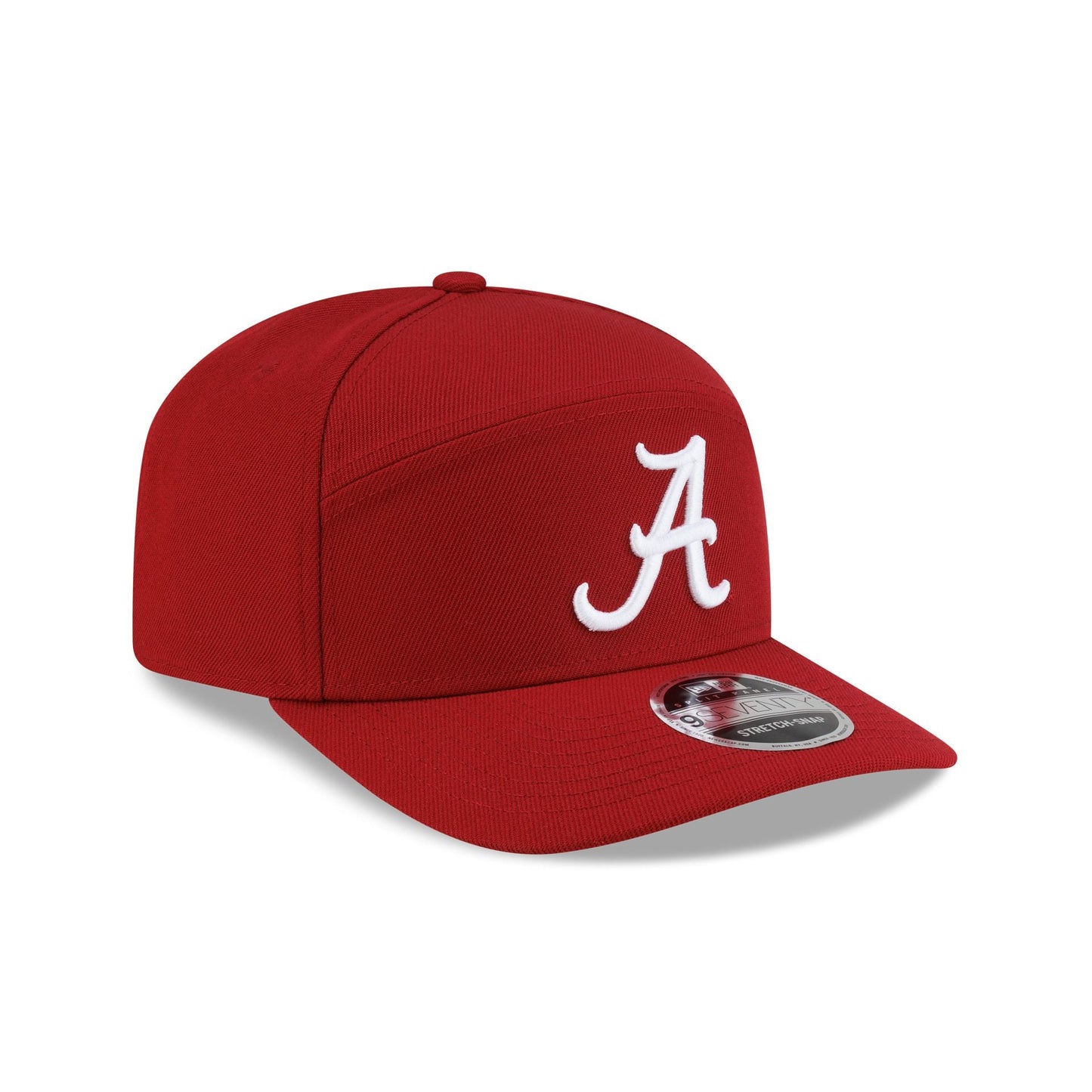 Alabama Crimson Tide Poly Split Panel 9SEVENTY Stretch-Snap Hat