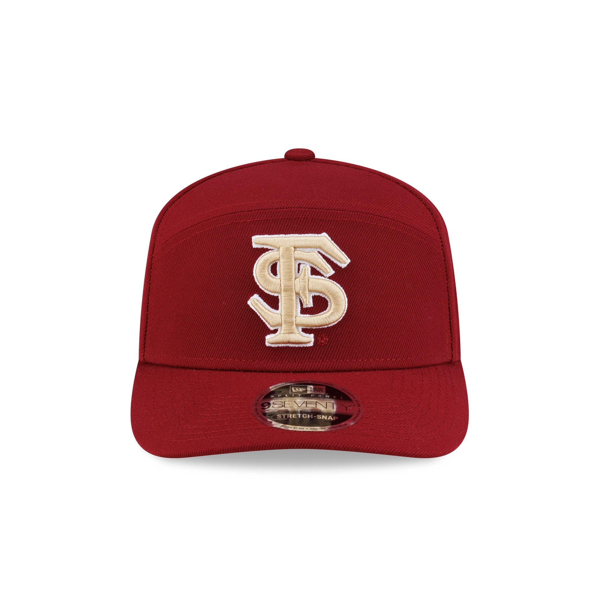 Florida State Seminoles Poly Split Panel 9SEVENTY Stretch-Snap Hat