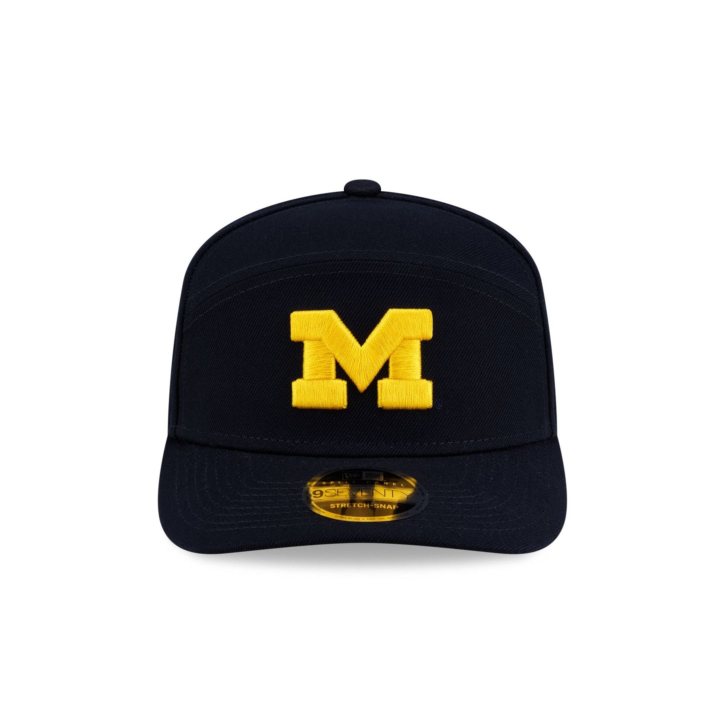 Michigan Wolverines Poly Split Panel 9SEVENTY Stretch-Snap Hat