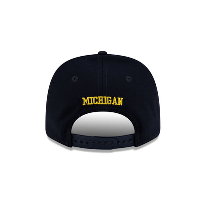 Michigan Wolverines Poly Split Panel 9SEVENTY Stretch-Snap Hat