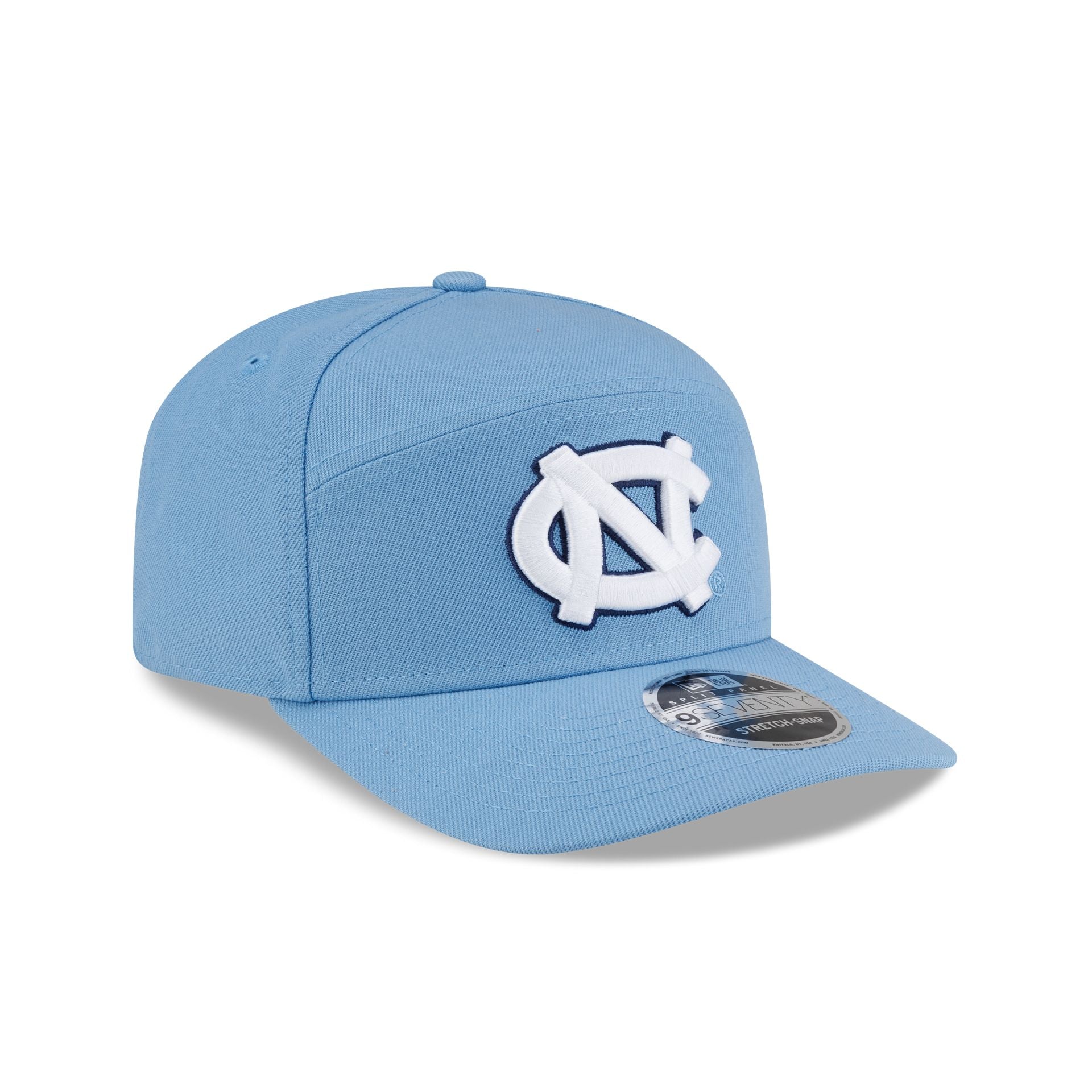North Carolina Tar Heels Poly Split Panel 9SEVENTY Stretch-Snap Hat