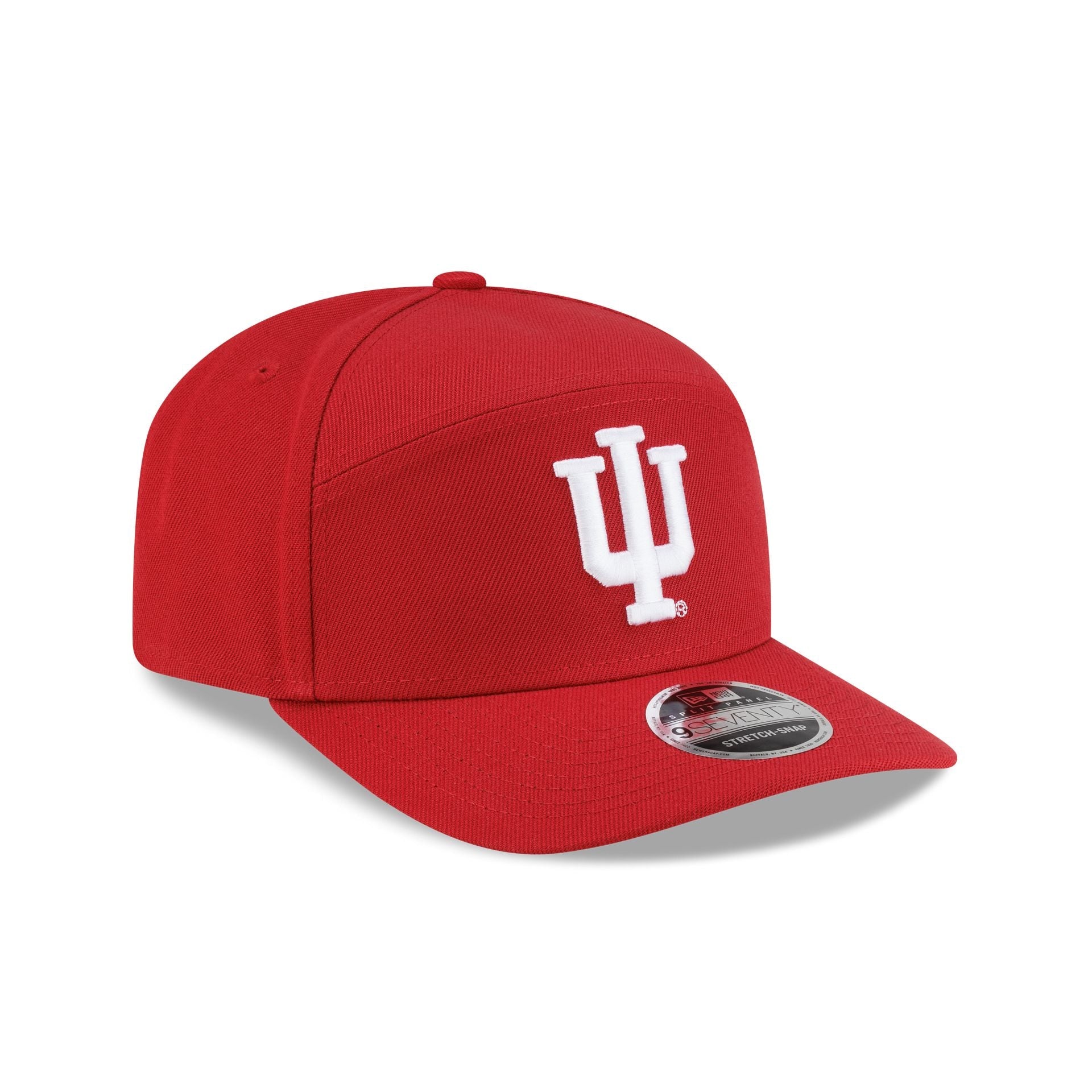 Indiana Hoosiers Poly Split Panel 9SEVENTY Stretch-Snap Hat