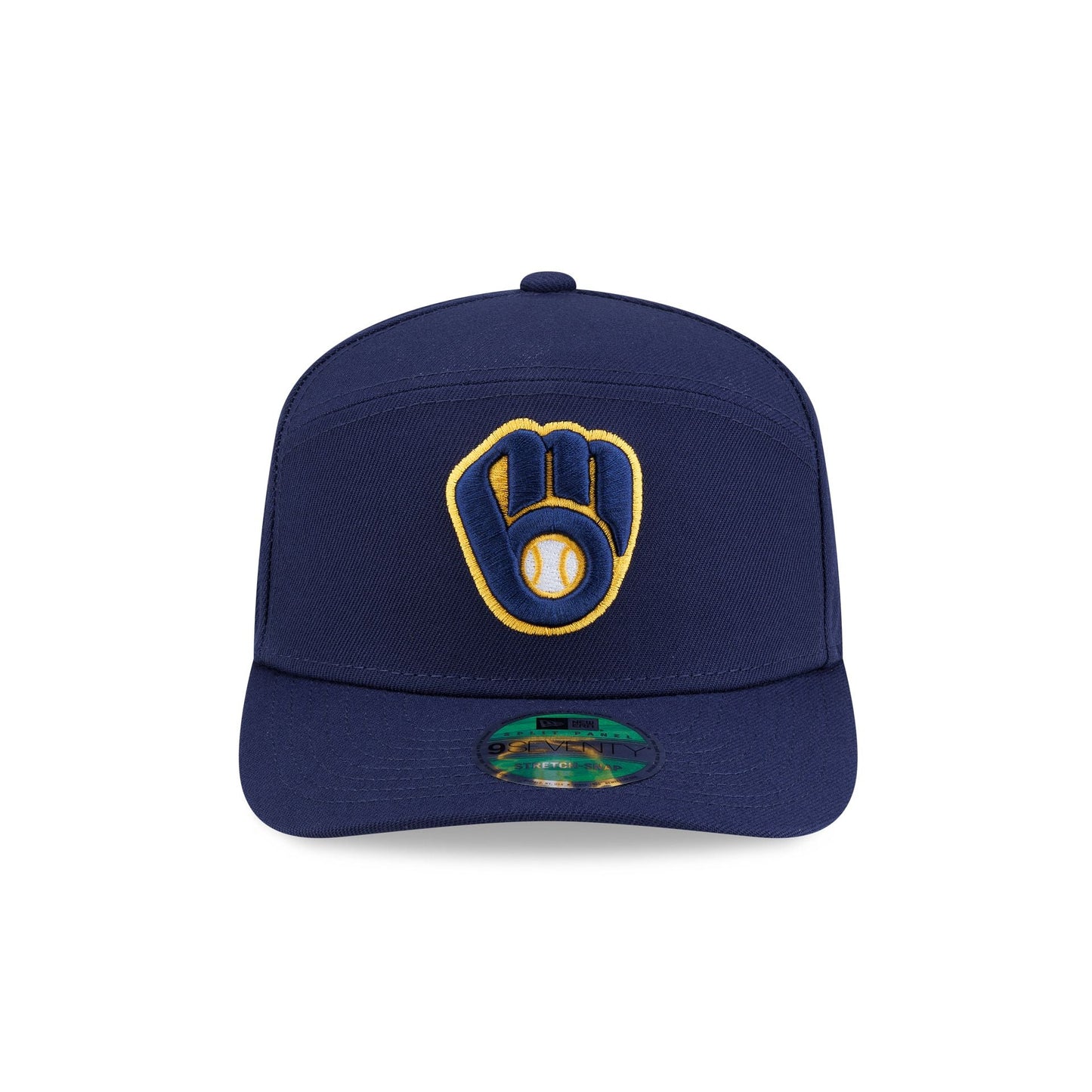 Milwaukee Brewers Player Replica Home Split Panel 9SEVENTY Stretch-Snap Hat