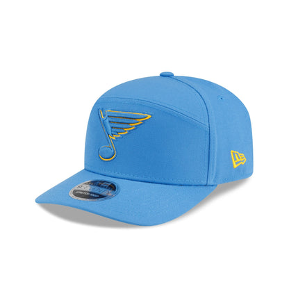 St. Louis Blues Poly Split Panel 9SEVENTY Stretch-Snap Hat